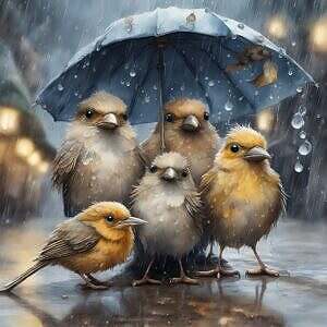 ai generated, nature, birds