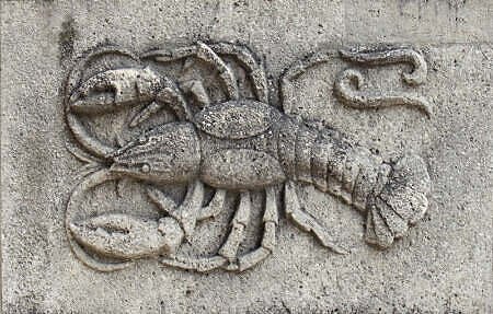Free Cancer Horoscope cancer crab bas relief