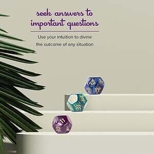 Kalan 3-Piece Astrology 12-Sided DND Dice Set - Fortune Telling Tools to Pair with Tarot Card Readings - Zodiac Astrodice for Beginners and Professionals - Comes with Drawstring Bag and Guidebook Kalan 3-Piece Astrology 12-Sided DND Dice Set - Fortune Telling Tools to Pair with Tarot Card Readings - Zodiac Astrodice for Beginners and Professionals - Comes with Drawstring Bag and Guidebook