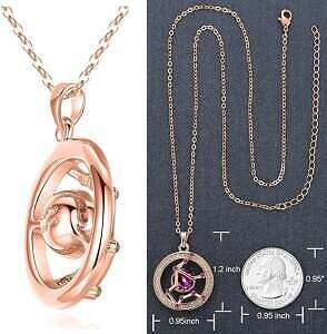 Leafael Superstar Zodiac Constellation Pendant Necklace Made with Premium Crystal Horoscope Jewelry, Gold or Rose Gold Plated, 18+ 2