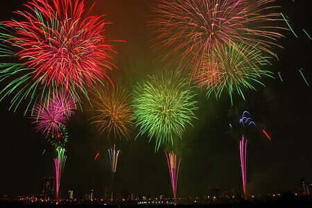 Summer Festival and Fire Works in Adachi-ku